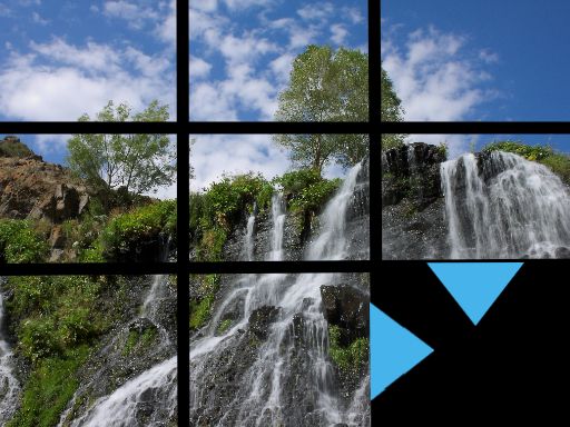 Nature puzzle Nature puzzle - browser game screenshot
