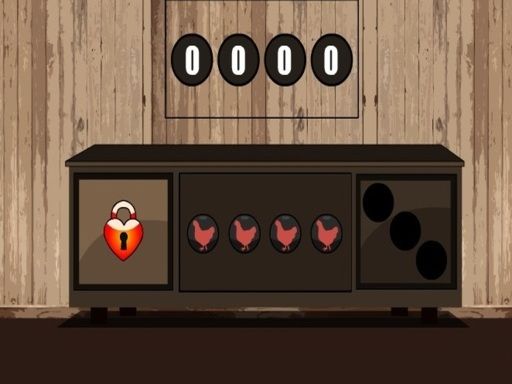 Wooden House Escape - browser game screenshot