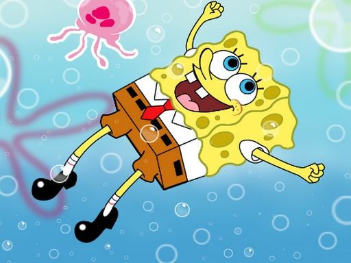 Spongebob Falling Adventure - browser game screenshot