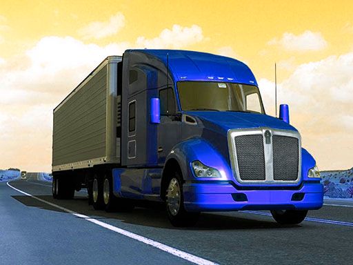 Truck Driver Simulator - browser game screenshot