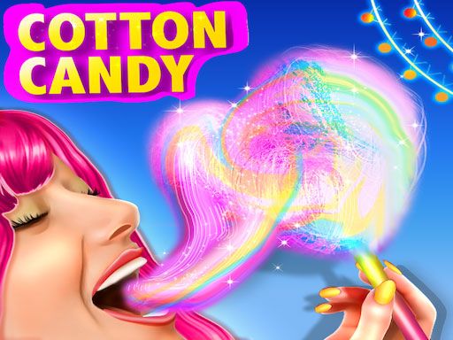 Rainbow Cotton Candy - browser game screenshot