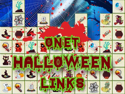 ONet Halloween Links - browser game screenshot