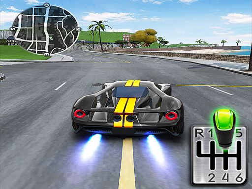 City Driving 3D - browser game screenshot