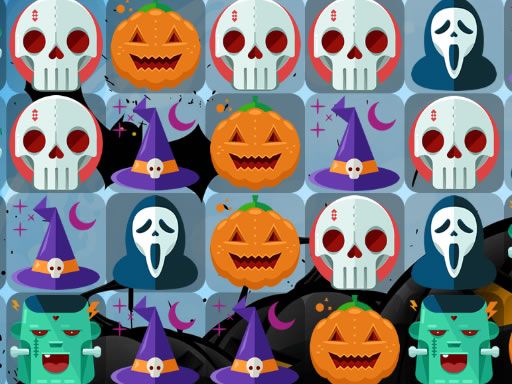 Scary Halloween Match 3 - browser game screenshot