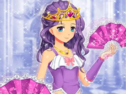 Anime Princess Dress Up - browser game screenshot