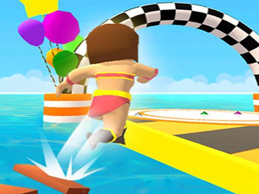 Super Race 3D Running Game - browser game screenshot