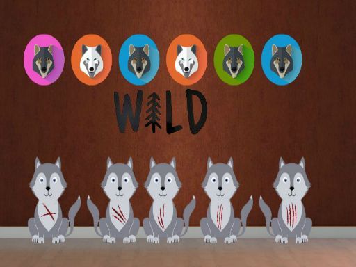 wolf pup escape2 - browser game screenshot
