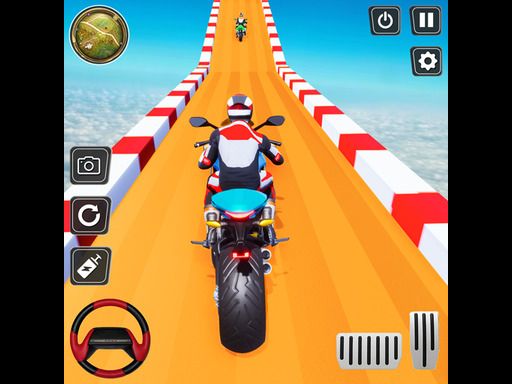 Moto Stunt Racing - browser game screenshot