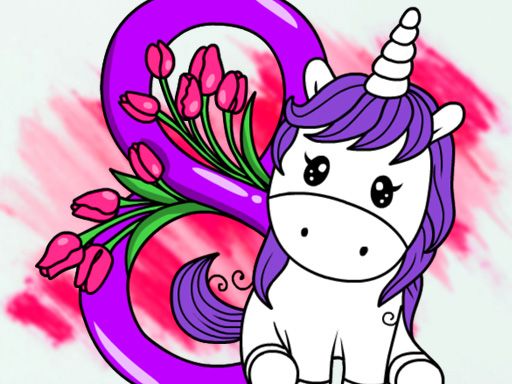 March Coloring Book - browser game screenshot