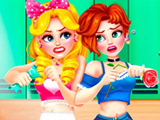 School Girls Battle Beauty Salon - browser game screenshot