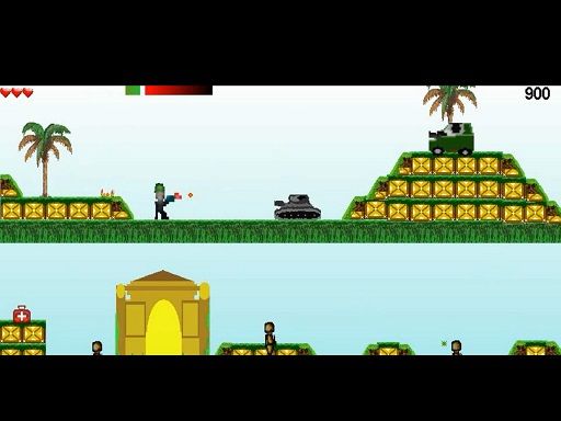 Commando Days Adventures - browser game screenshot