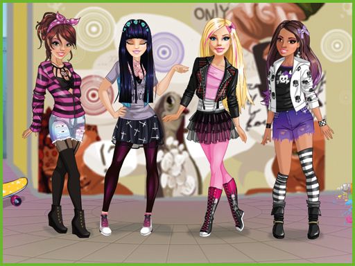 Bonnie Rocker Chick   Dress Up Game - browser game screenshot