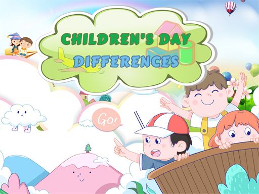 Children's Day Differences - browser game screenshot