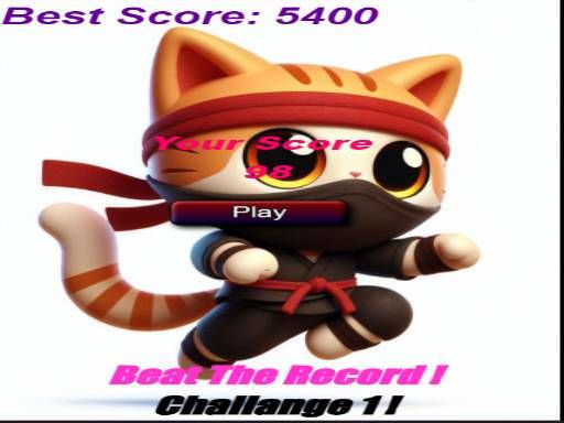Cat Jumper 1 - browser game screenshot
