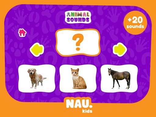 Animal Sounds - browser game screenshot