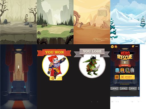 Hero Rescue 1 - browser game screenshot
