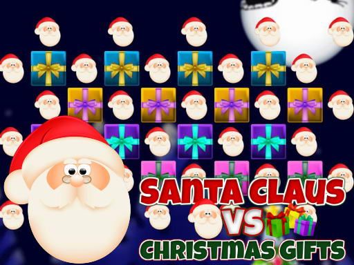 Santa Claus vs Christmas Gifts - browser game screenshot