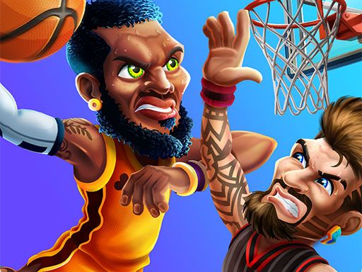 Basket Swooshes - basketball game - browser game screenshot