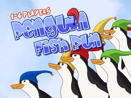 Penguin Fish Run - browser game screenshot