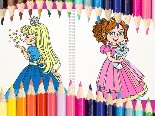 Princess Coloring Book Princess Coloring Book - browser game screenshot