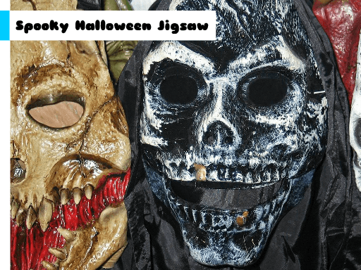 Spooky Halloween Jigsaw - browser game screenshot