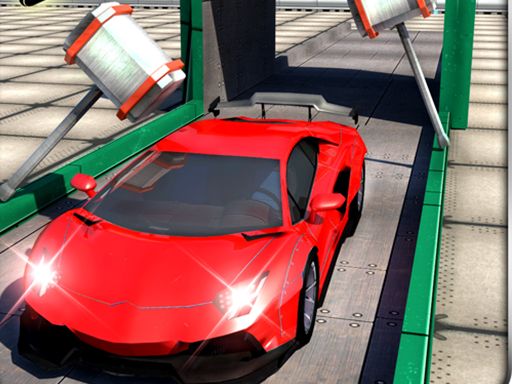 Stunt Car Impossible Track Challenge 3D - browser game screenshot
