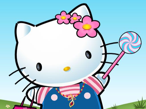Hello Kitty Dress up - browser game screenshot