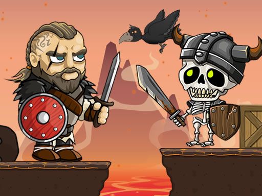 Vikings vs Skeletons - browser game screenshot