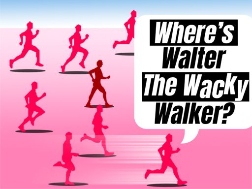 Where Is Walter The Wacky Walker - browser game screenshot