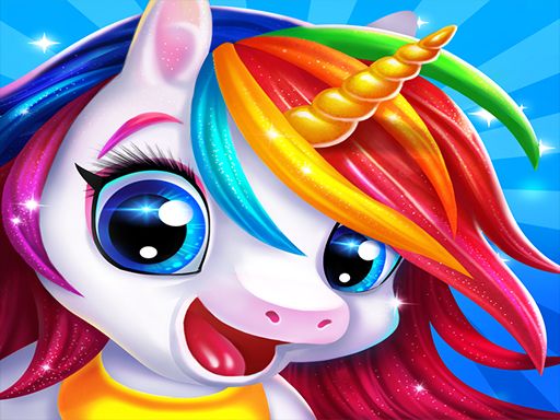 Model Unicorn Dress Up - browser game screenshot