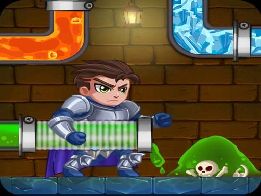 Plumber Rescue: Water Puzzle Plumber Rescue: Water Puzzle - browser game screenshot