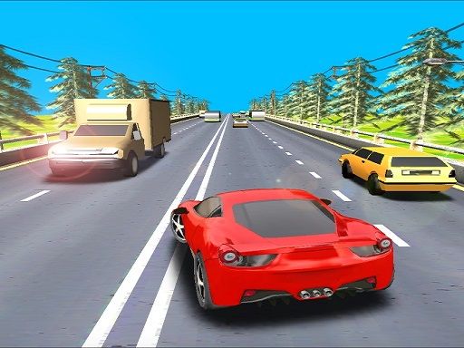 Highway Driving Car Racing Game 2020 - browser game screenshot