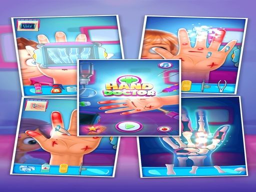 Funny Hand Doctor - browser game screenshot