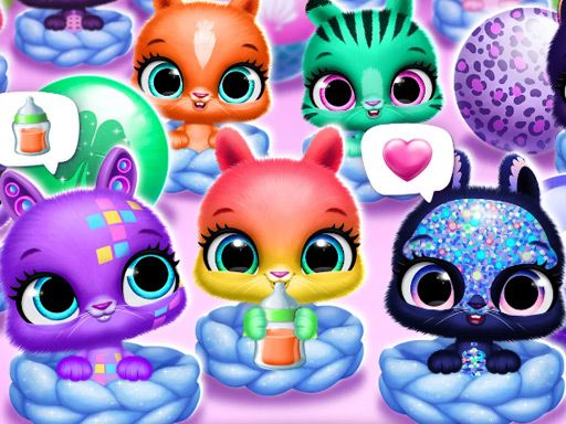 Hatch Cute Bunnies - browser game screenshot