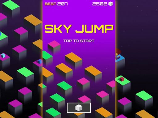 Sky Jump - browser game screenshot