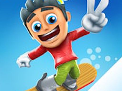 Snowy Skate : Snowboard - browser game screenshot