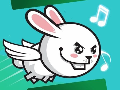 Flappy Angry Rabbit - browser game screenshot