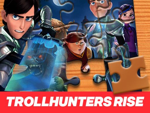 Trollhunters Rise of the Titans Jigsaw Puzzle - browser game screenshot