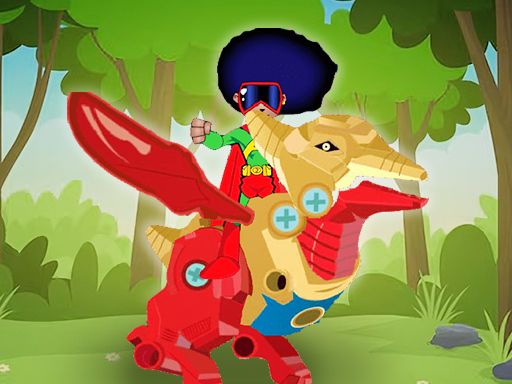 Dino War Birds - browser game screenshot