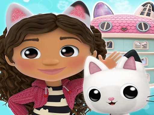 Gabbys Dollhouse: Play with Cats Gabbys Dollhouse: Play with Cats - browser game screenshot