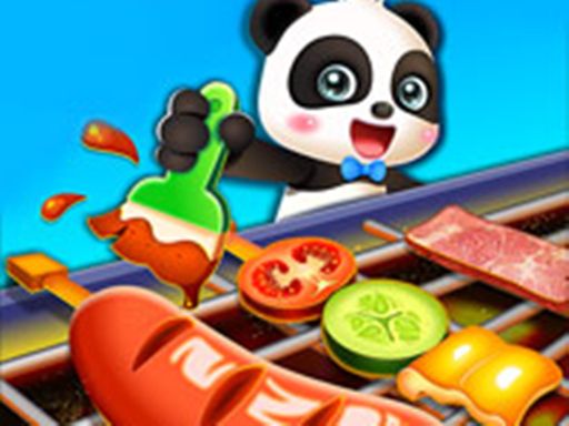 Cute Panda Cooks Food - browser game screenshot