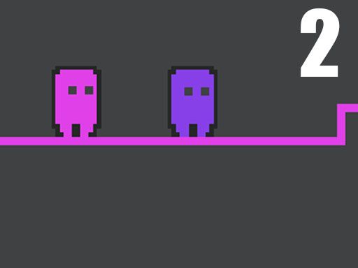 Purple And Pink 2 - browser game screenshot