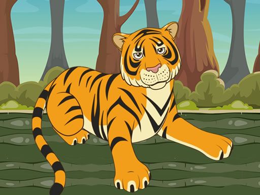 Tiger Jigsaw - browser game screenshot