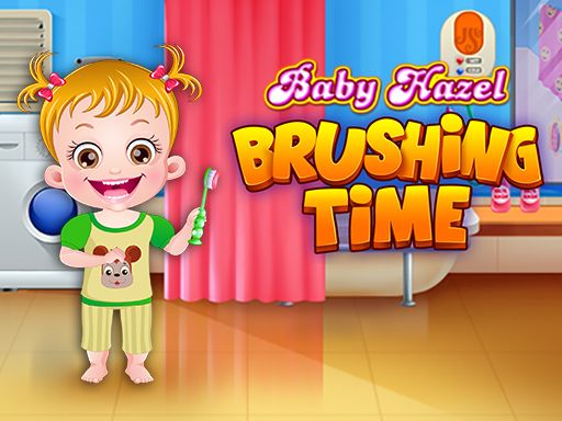 Baby Hazel Brushing Time - browser game screenshot