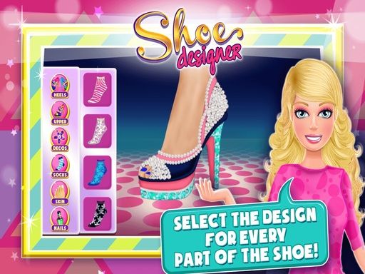 Shoe High Designer - browser game screenshot