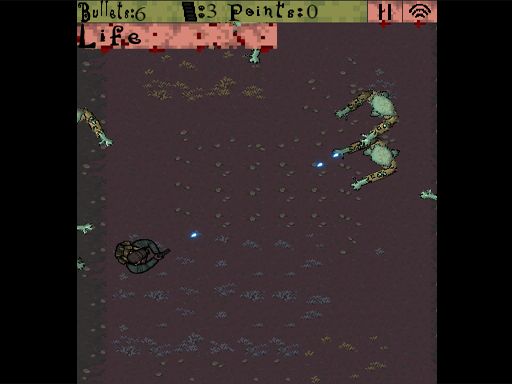 Zombie Horde - browser game screenshot