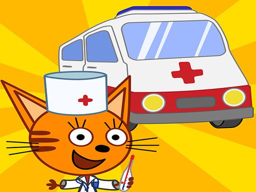 Kid Cats Animal Doctor Games Cat Game - browser game screenshot