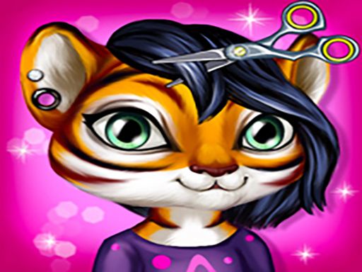 Cute Animal Hair Salon - browser game screenshot