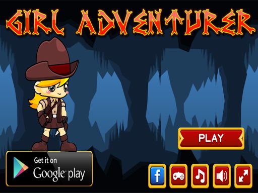 Girl Adventurer - browser game screenshot