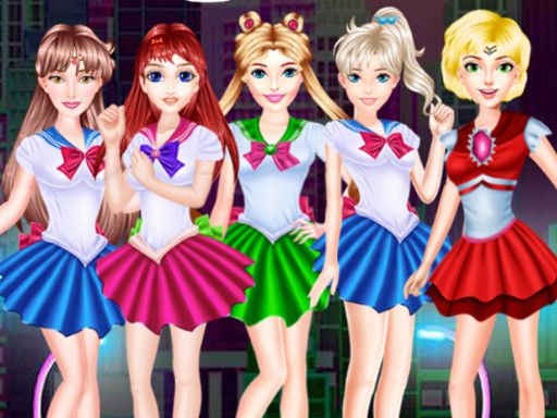 Sailor Girl Battle Outfit - browser game screenshot